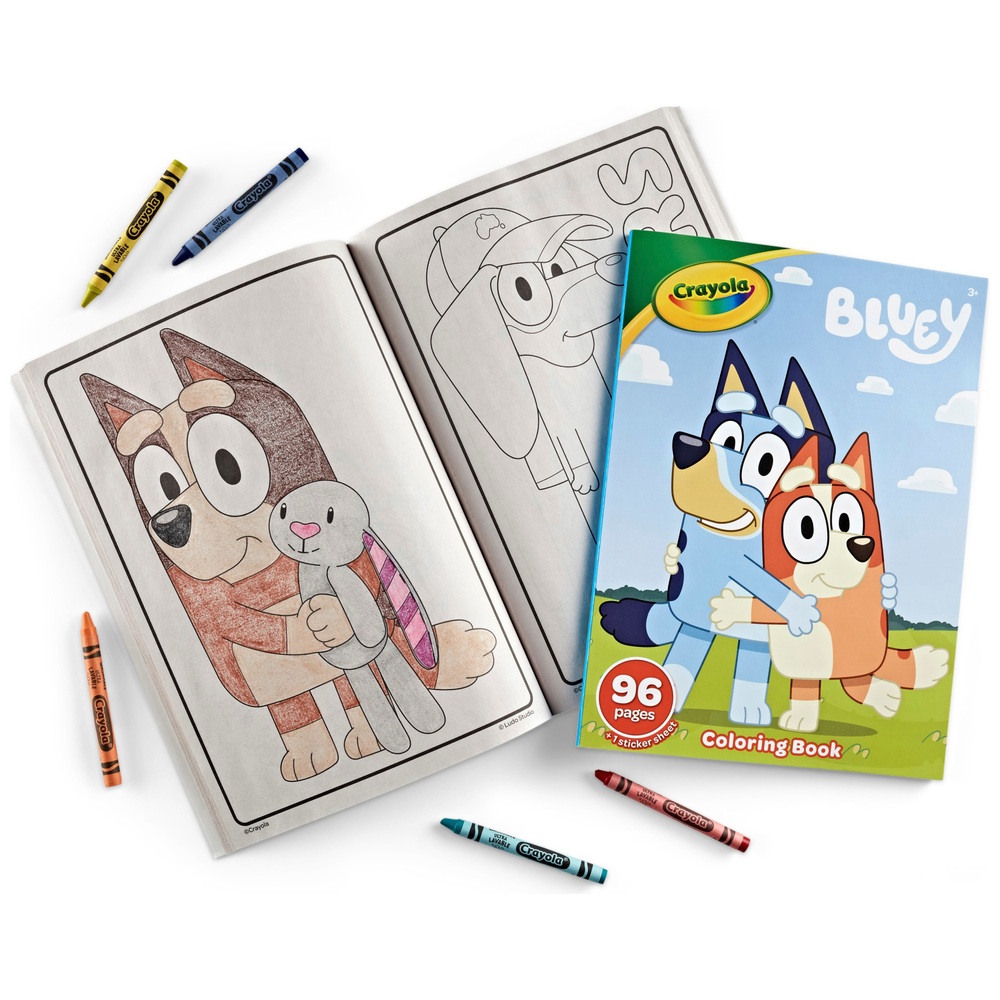 Crayola Bluey Colouring Book | Smyths Toys UK