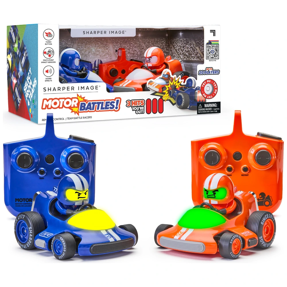 Sharper Image Remote Control Motor Battles Bumper Cars Pack
