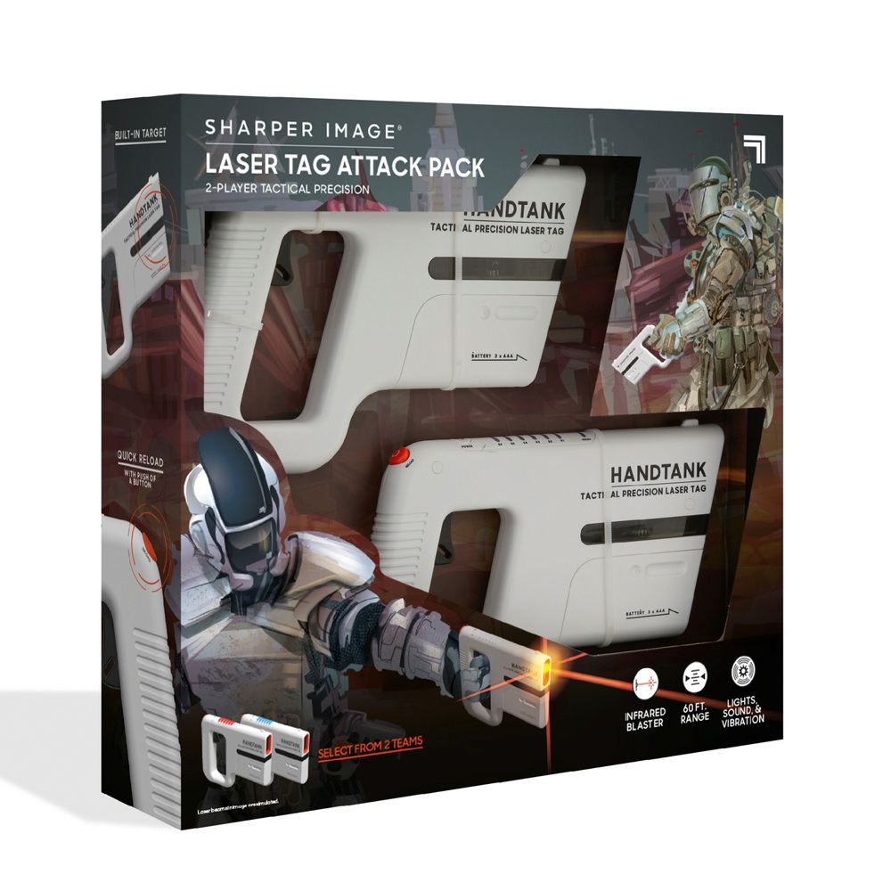 Sharper image two player electronic laser tag set online