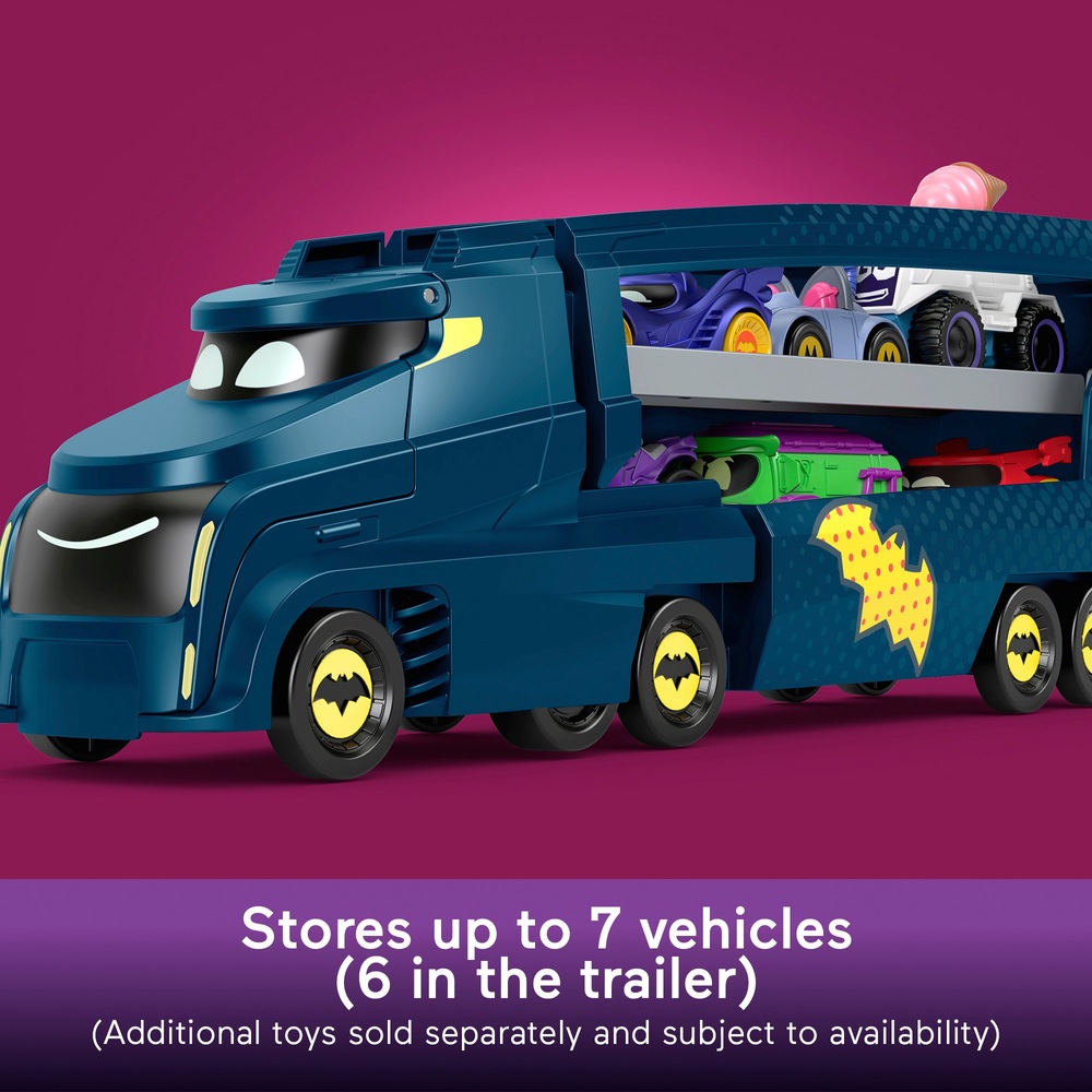 Fisher-price Batwheels Dc: Bat-big Rig Hauler Action Toy 