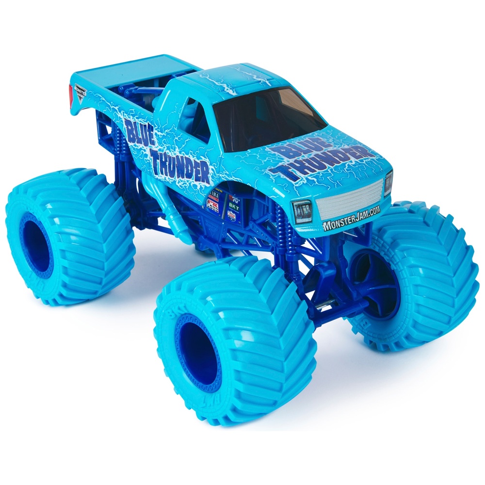 Monster Jam 1 24 Die Cast Blue Thunder Monster Truck Smyths Toys UK