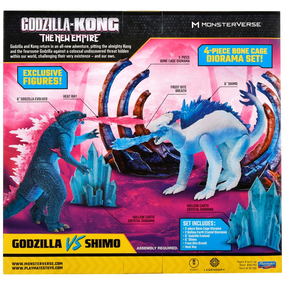 Godzilla x Kong The New Empire Figuren Godzilla vs. Shimo 2er Pack Smyths Toys Schweiz