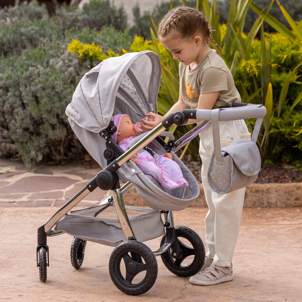 Ivy Lily Premium Baby Doll 2-in-1 Travel System Smyths Toys UK