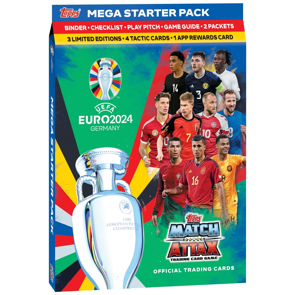 Topps EURO 2024 Match Attax Trading Cards Starterpack Stickerpoint