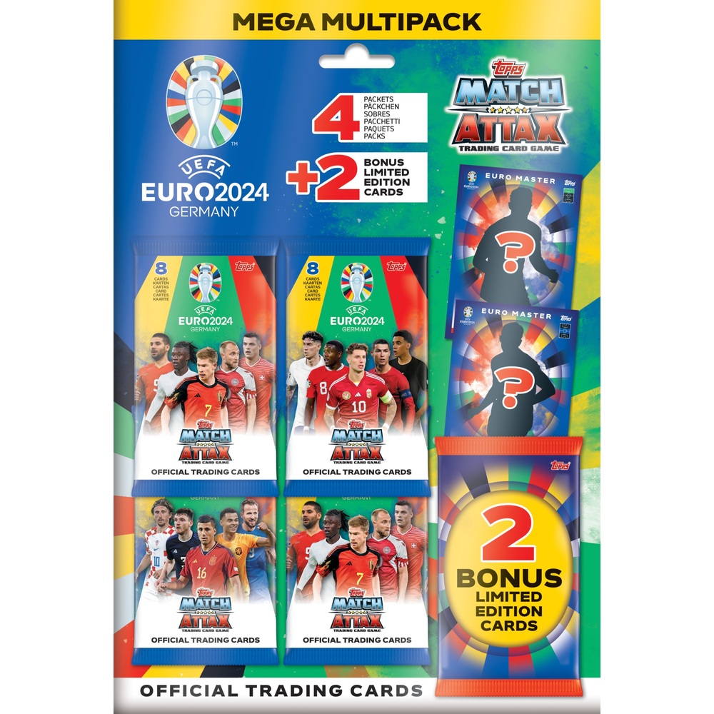 Topps Match Attax Euro 2024 Trading Card Multipack Smyths Toys UK