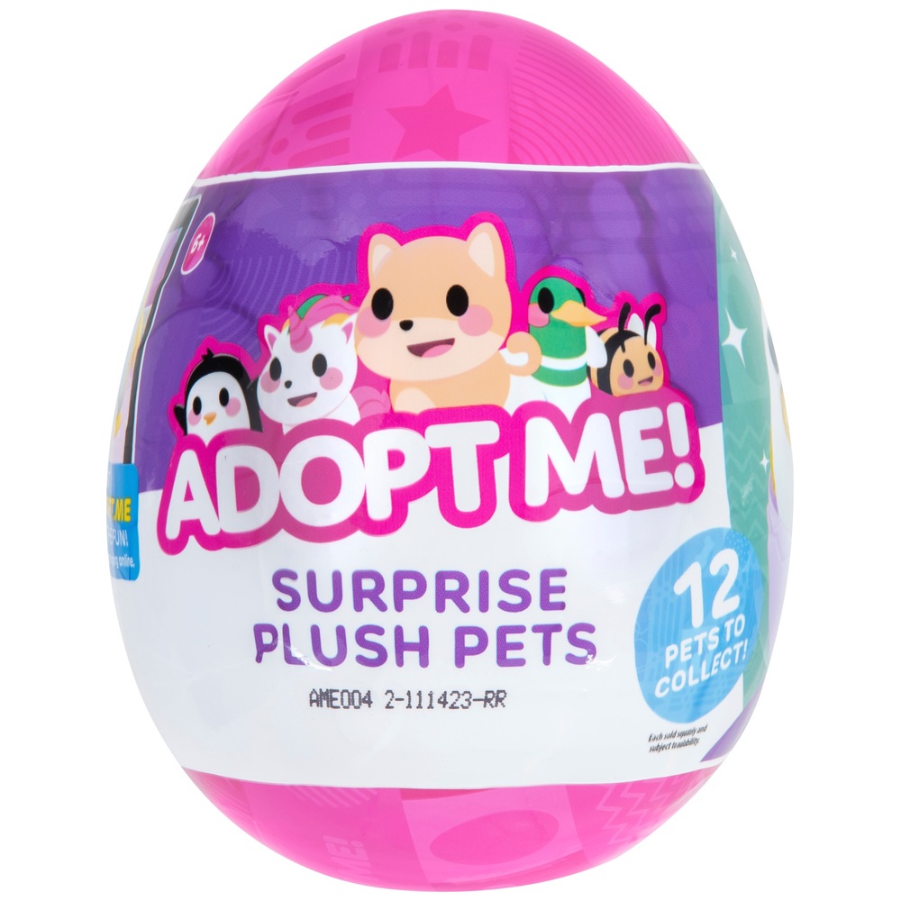 Adopt Me! Series 3 Surprise Egg Plush Pets Assortment | Smyths Toys UK