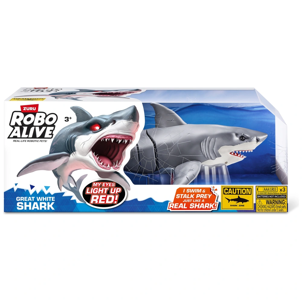 Robo Alive by ZURU Great White Shark Smyths Toys UK - Main Image