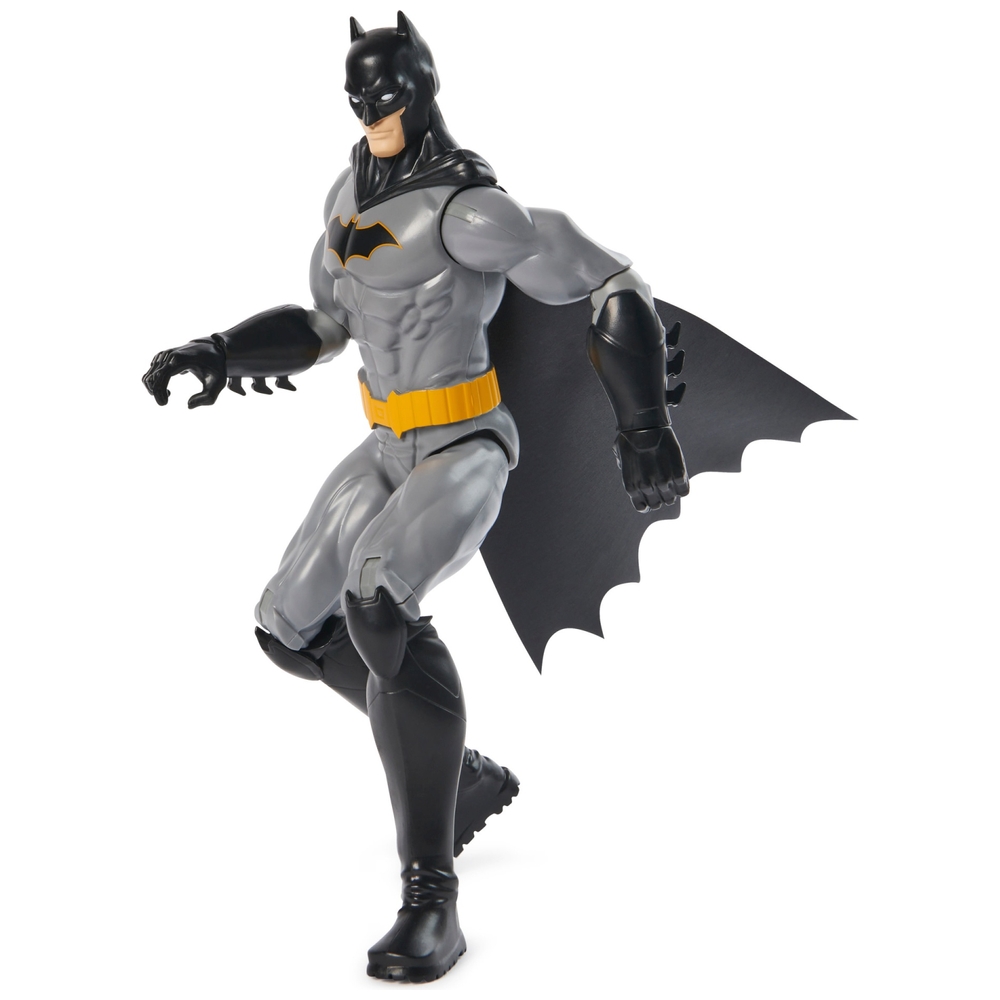 Batman Action Figure Deluxe Mega Gear 10 Cm Con Armatura Trasformante - Ali Apribili - Giocattolo DC Comics