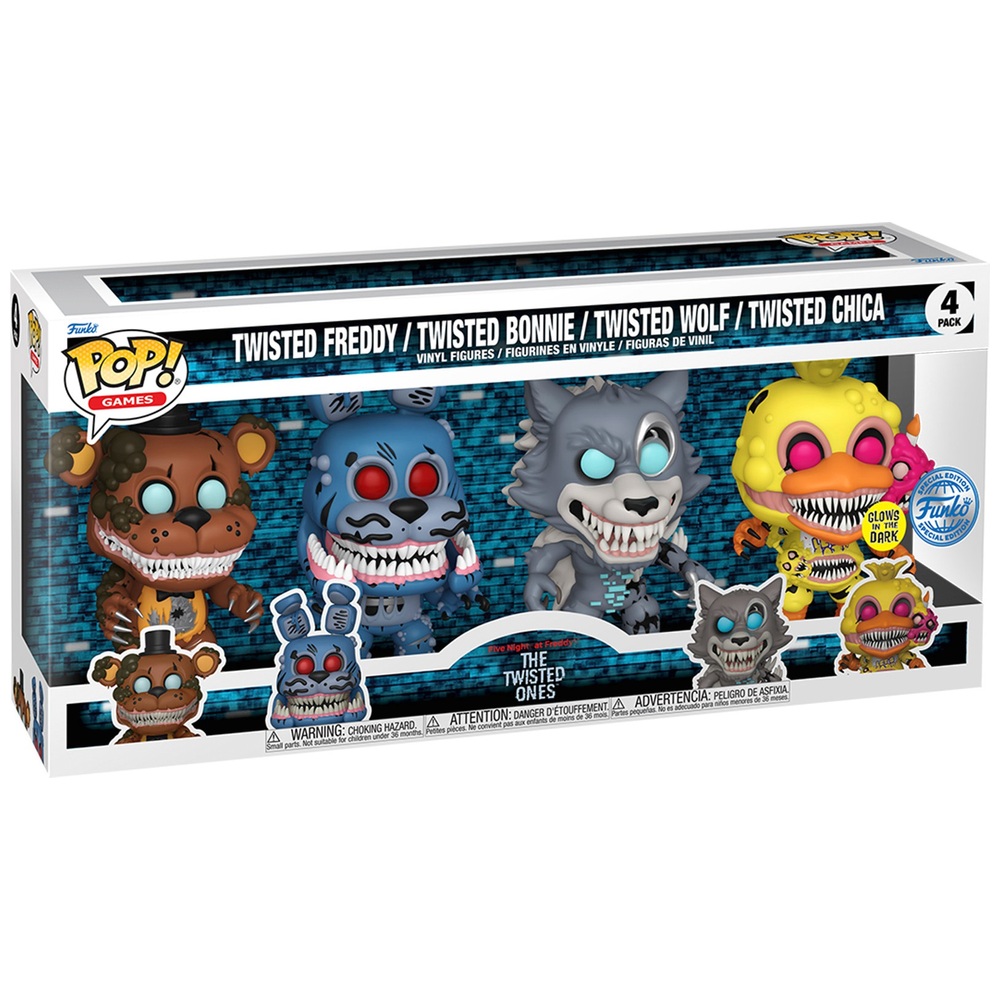 POP! Vinyl: Five Nights at Freddy's The Twisted Ones 4 Pack | Smyths ...