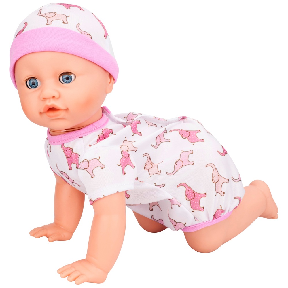 Crawling baby doll on sale