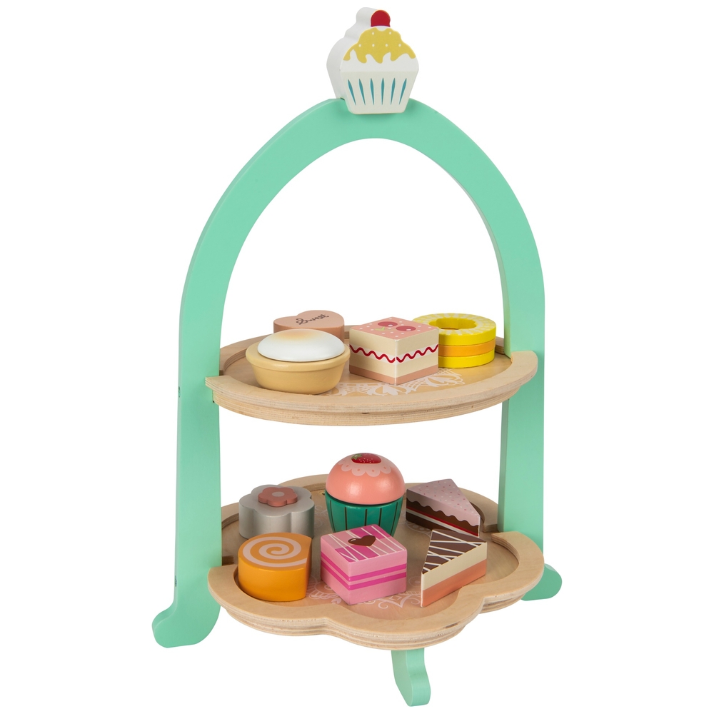 Kitchen Corner Wooden Afternoon Tea Playset Smyths Toys UK