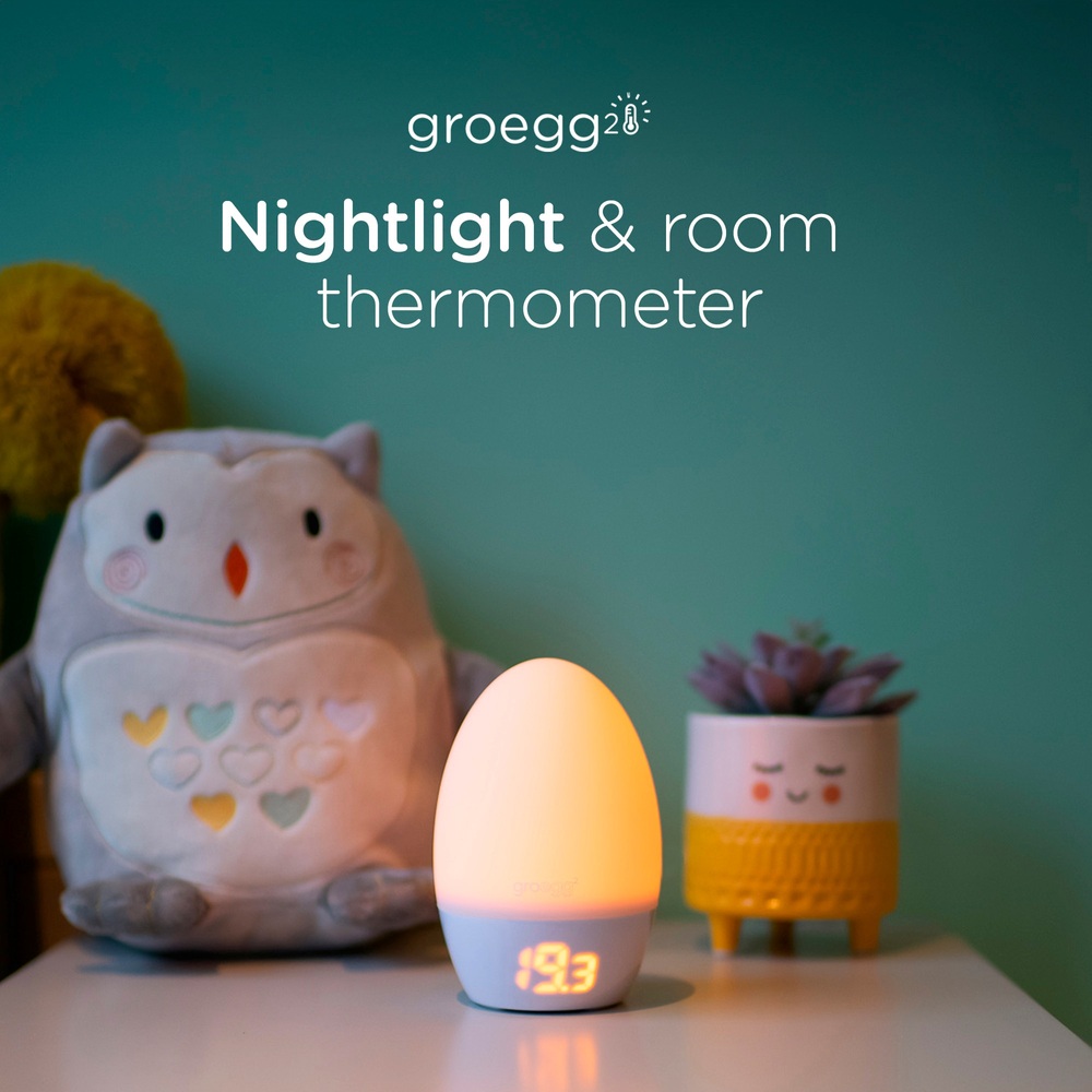 Tommee Tippee Gro Egg 2 Baby Room Thermometer and Night Light Smyths