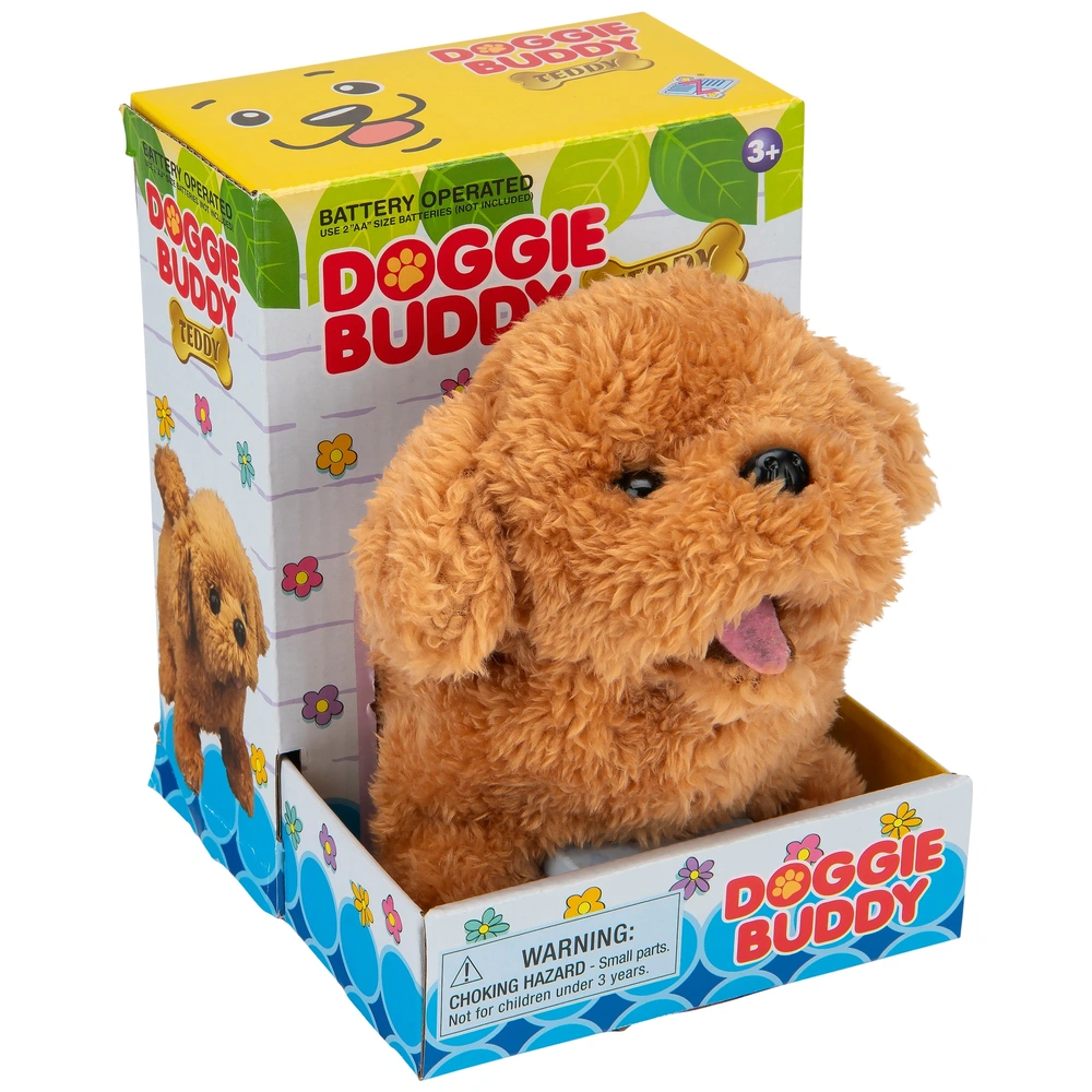 Doggie Buddy Teddy the Brown Dog 17cm | Smyths Toys Ireland