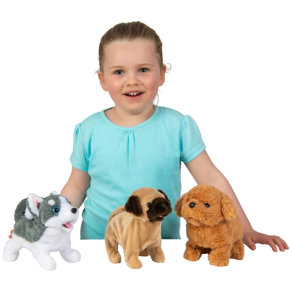 Doggy Buddies 17cm Teddy the Brown Dog Toy | Smyths Toys UK