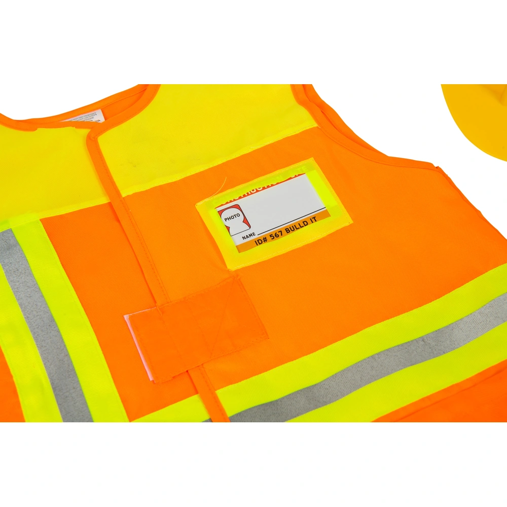 Déguisement Chef De Construction Pour Enfant - Casque Chantier Jaune Avec Badge Boss | Accessoire Jeu Rôle