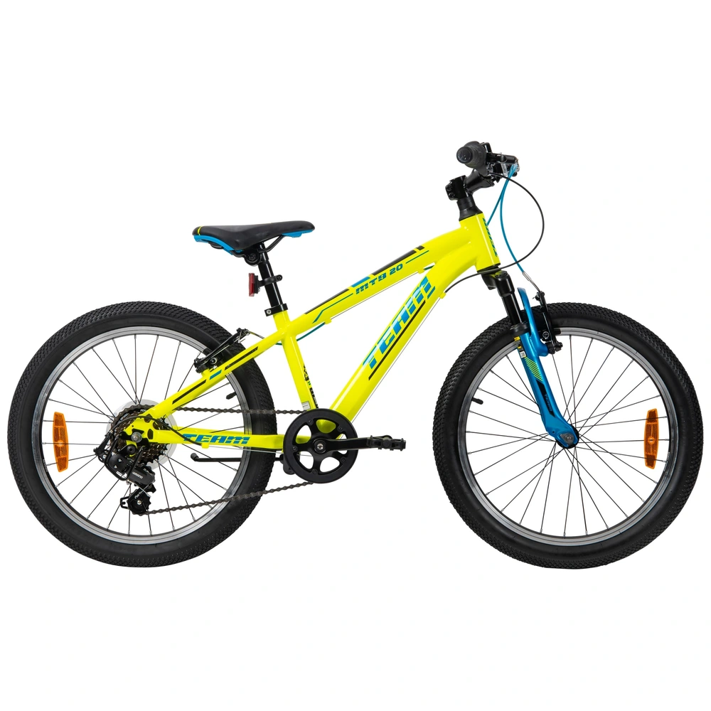 20 Inch Team Mountain Bike Yellow Smyths Toys UK