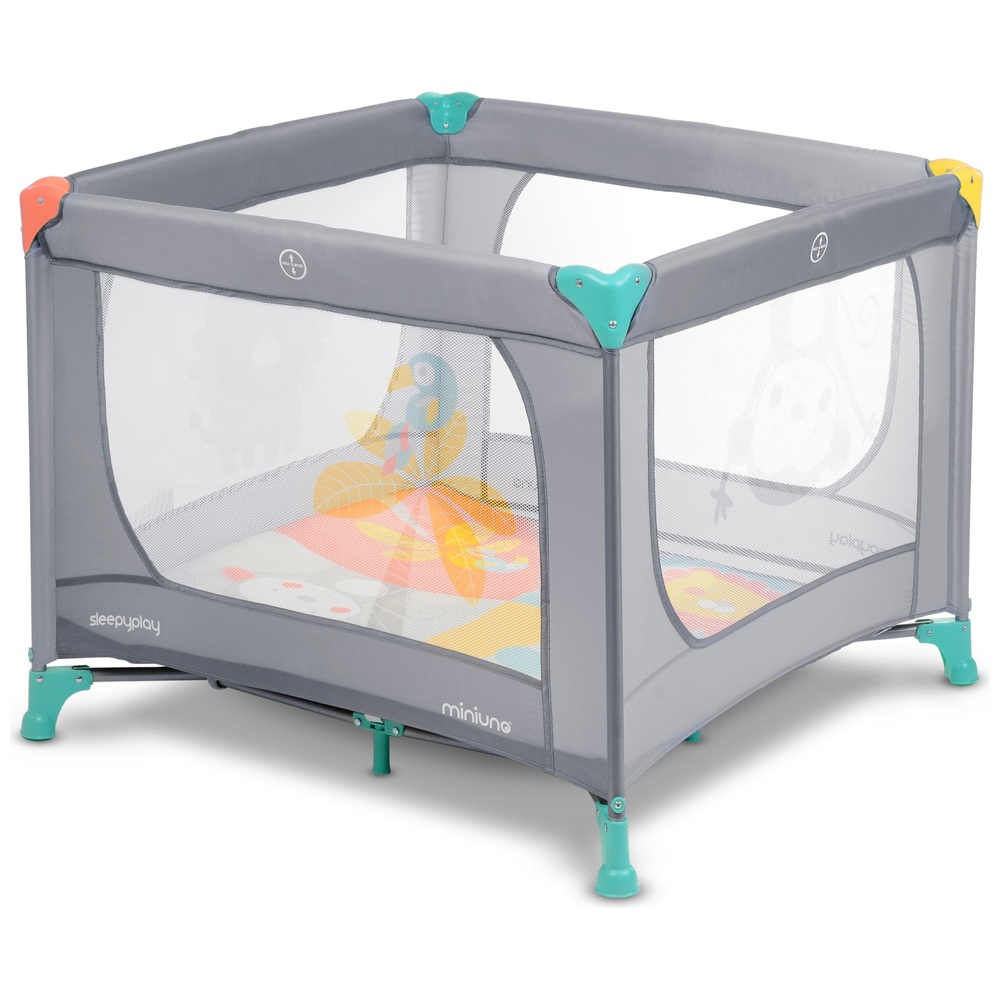 miniuno SleepyPlay 2 in 1 Playpen and Travel Cot Smyths Toys UK