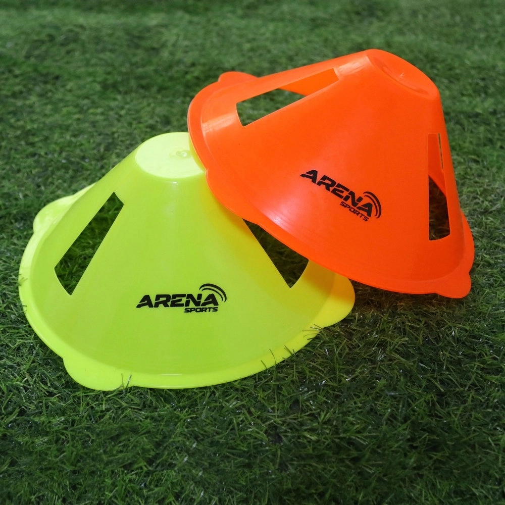 10 Cônes D'entraînement Numérotés Pour Football, Sport - Plastique Coloré, 23 Cm