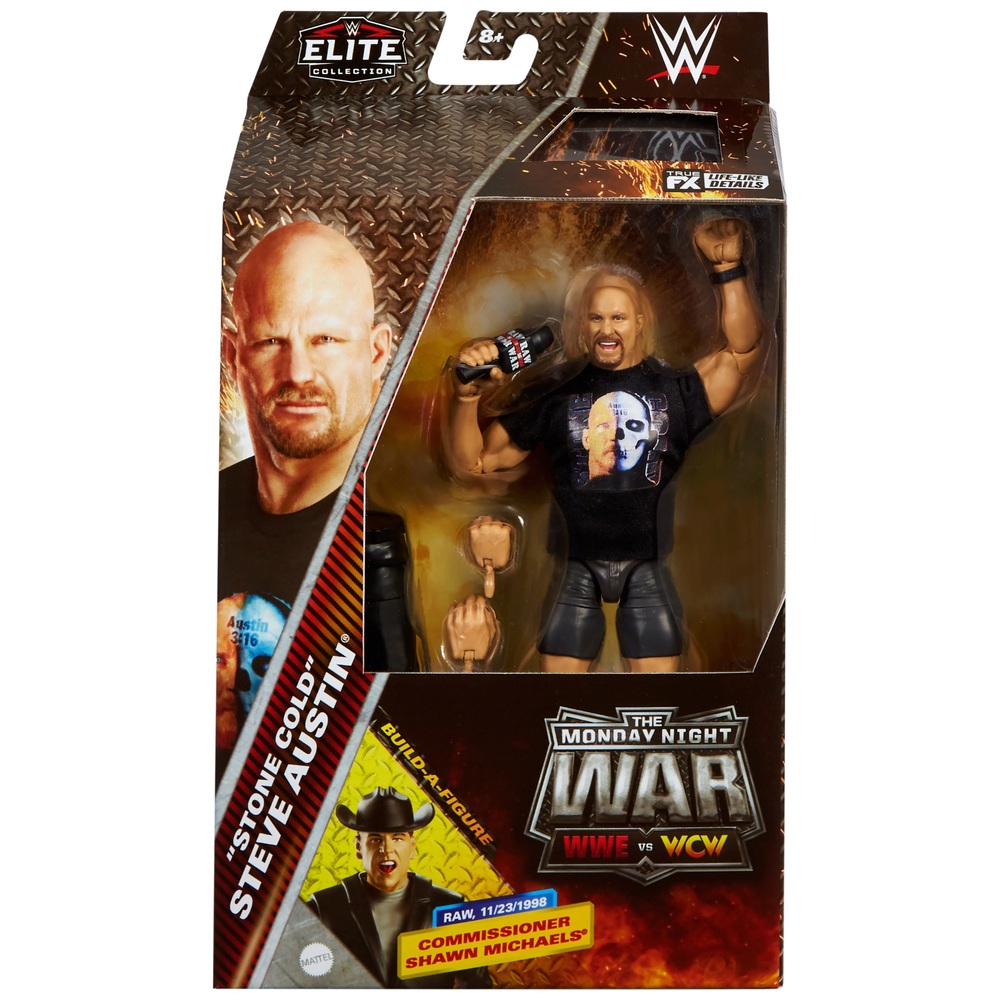 Wwe Elite Monday Night War Stone Cold Steve Austin Action Figure ...