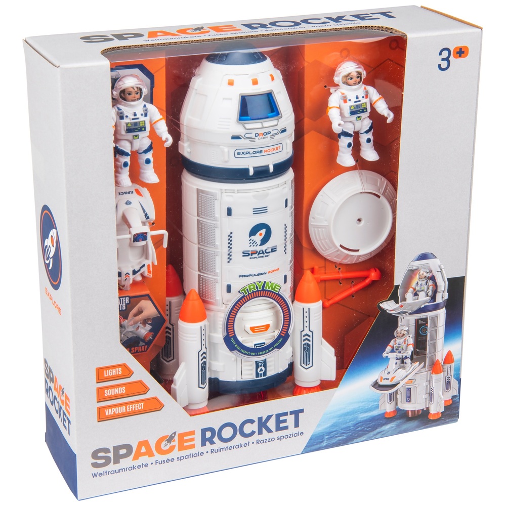 Space Rocket with Figures Playset Smyths Toys UK