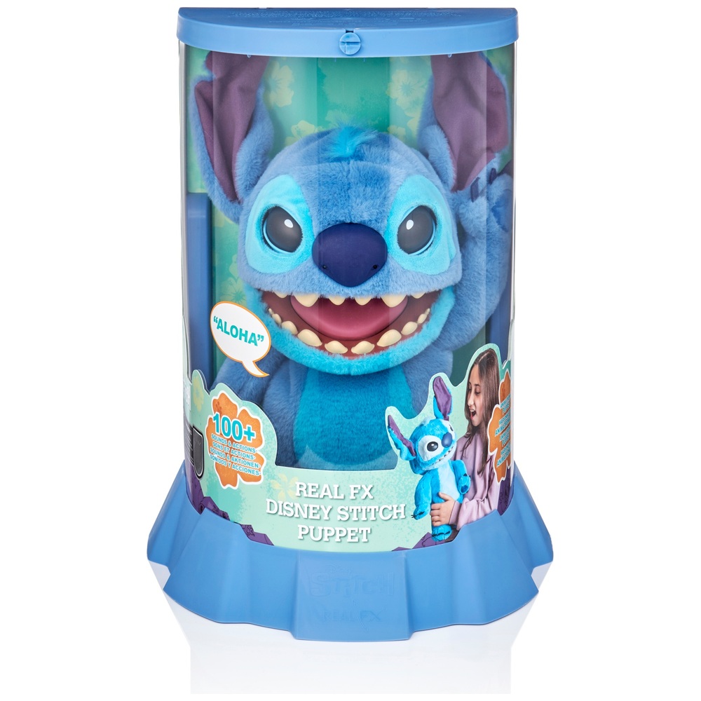 Real FX Disney Stitch Puppet Interactive Toy | Smyths Toys UK