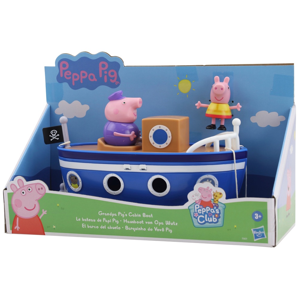 Peppa Pig Grandpa Pig's Cabin Boat | Smyths Toys Ireland