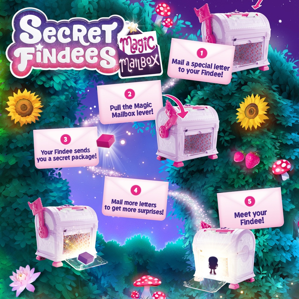 Secret Findees Magic Mailbox Purple | Smyths Toys Ireland