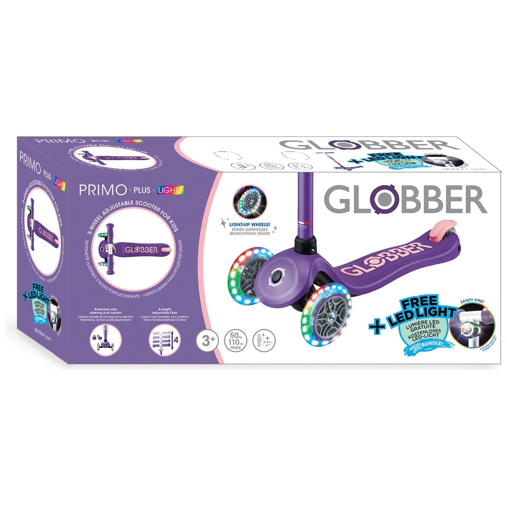 Globber Ultimum Step Met 3 Wielen in Pink (tot 100kg) online kopen