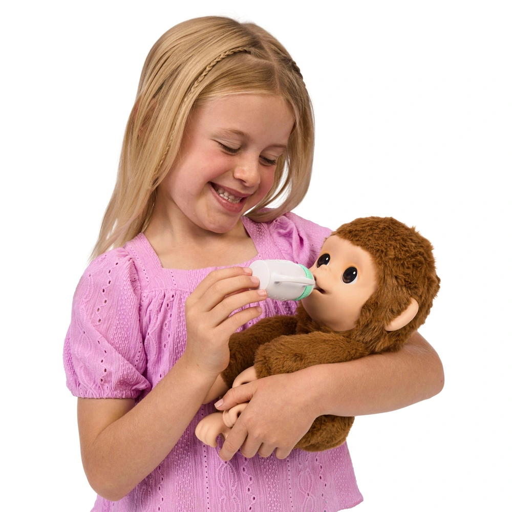Little Live Pets My Baby Monkey Mango Plush Toy Smyths Toys UK