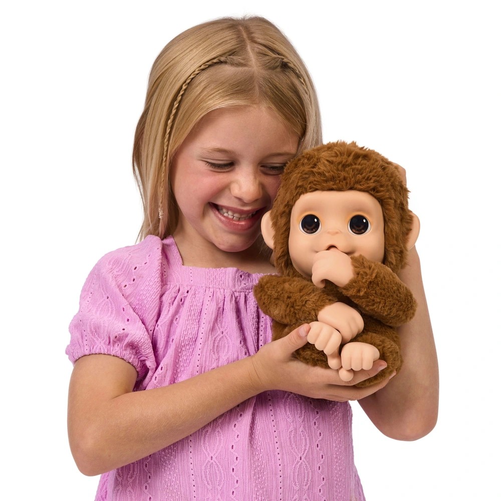 Little Live Pets My Baby Monkey Mango Plush Toy Smyths Toys UK