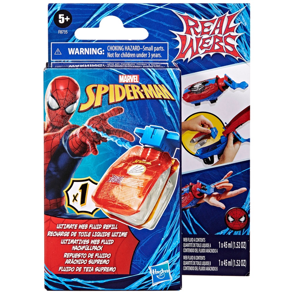 Marvel SpiderMan Real s Ultimate  Fluid Refill Pack Smyths Toys UK