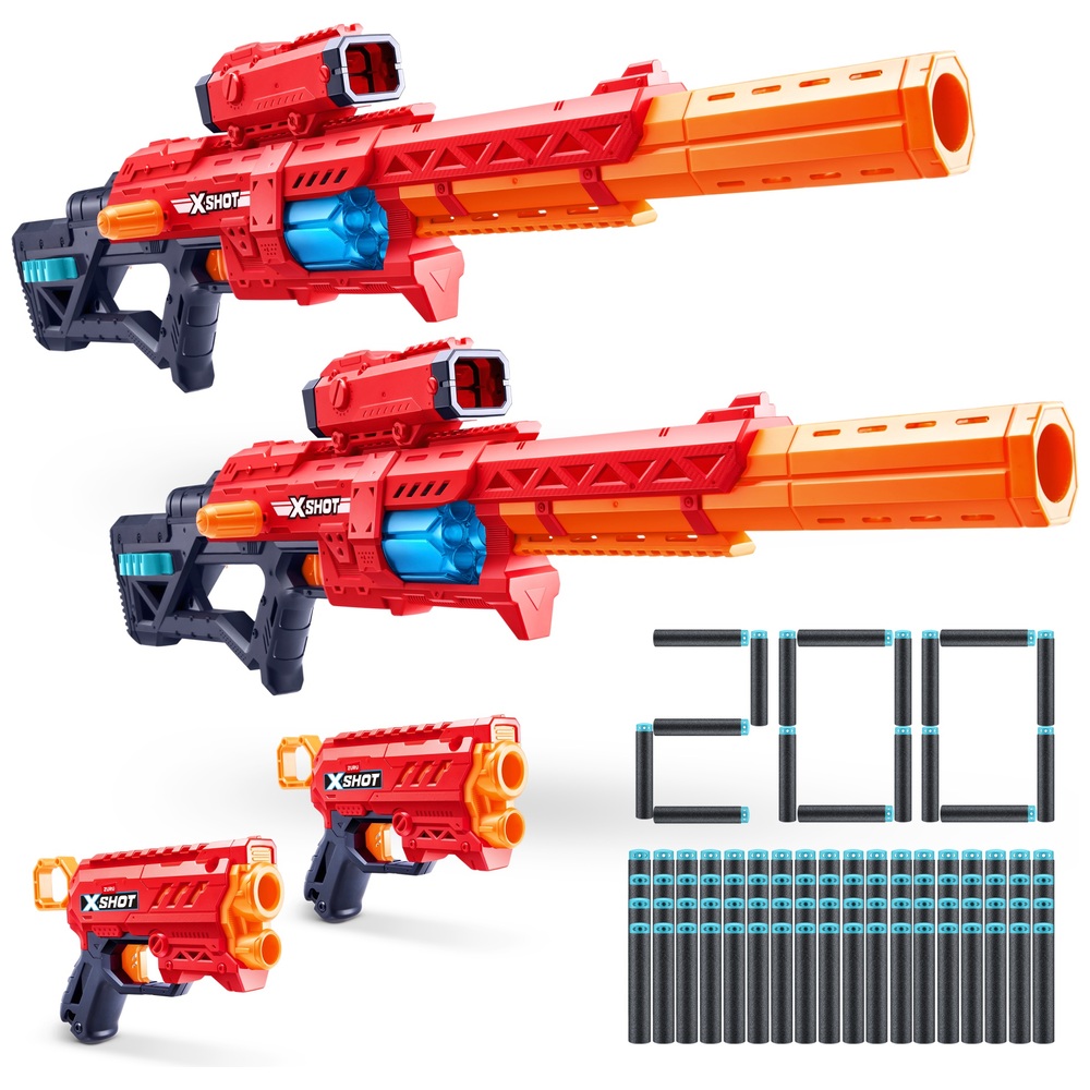 XSHOT by ZURU Excel Ranger X8 & Micro Combo Blaster Pack with 200 Darts ...