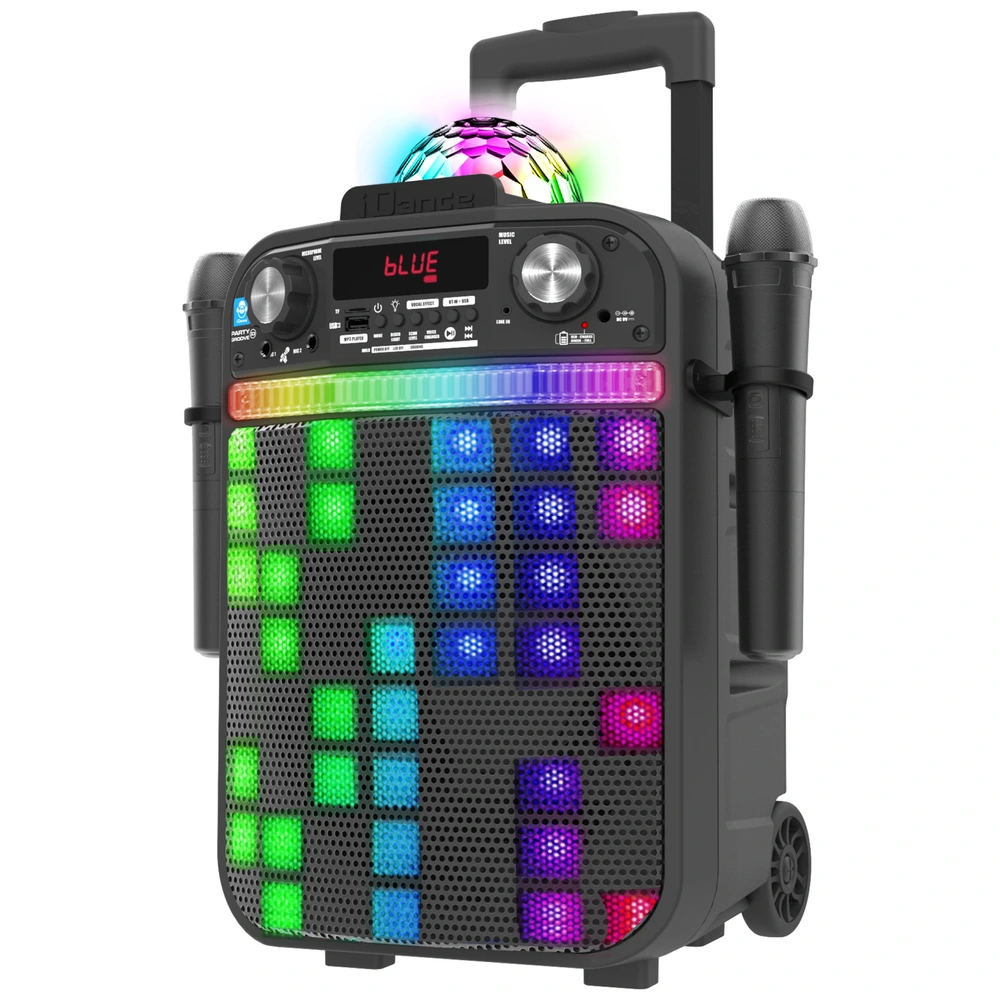VTech Super Micro Magic'Fun - Micro Karaoké Enfant Sans Fil Avec Bluetooth Et Lumières - Dès 2 Ans