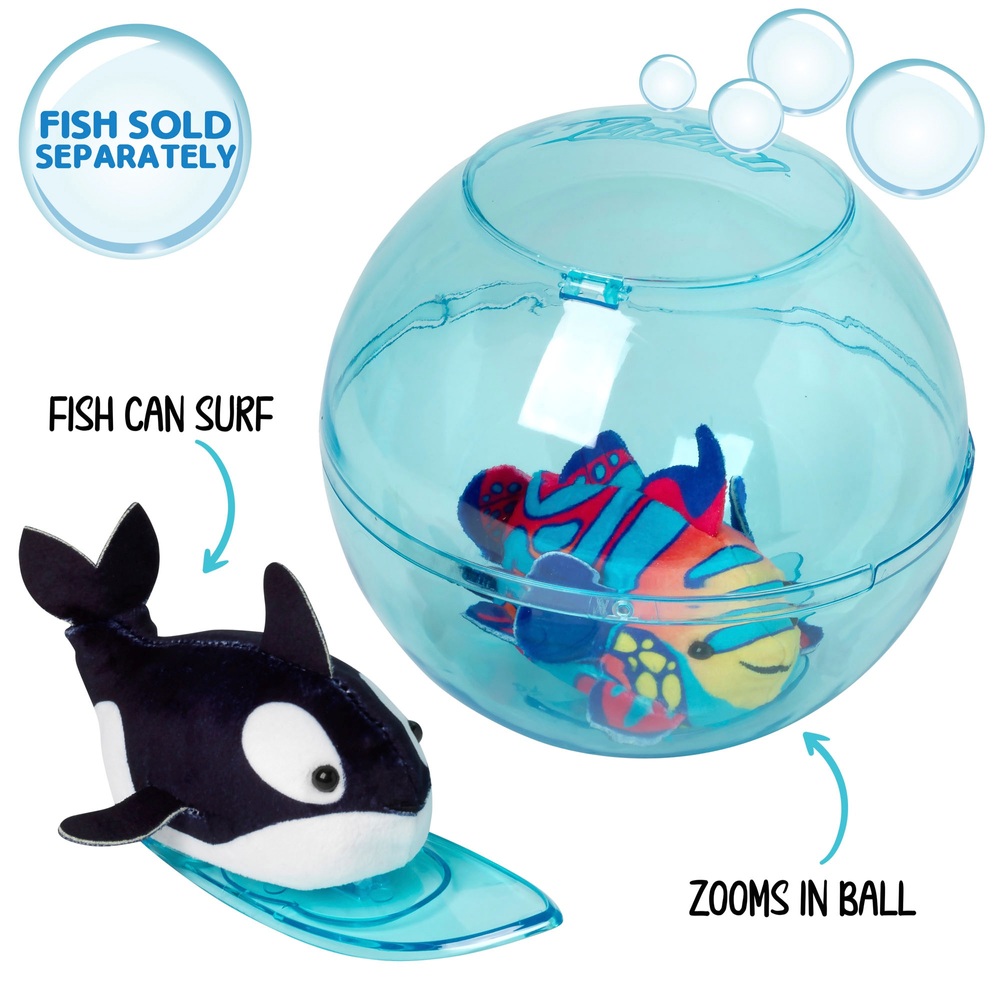 Zhu Zhu Aquarium Bubble Ball Surfboard Playset