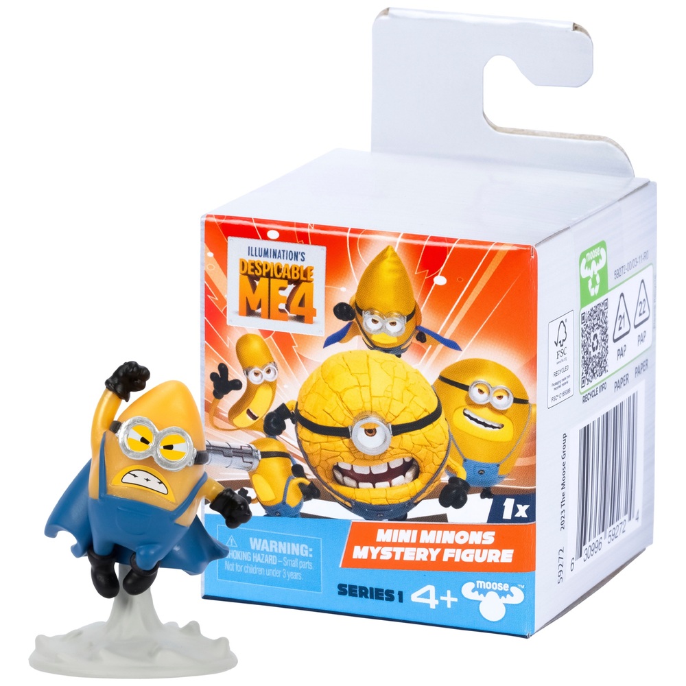 Despicable Me 4 Mini Minions Mystery Figure Assortment | Smyths Toys UK