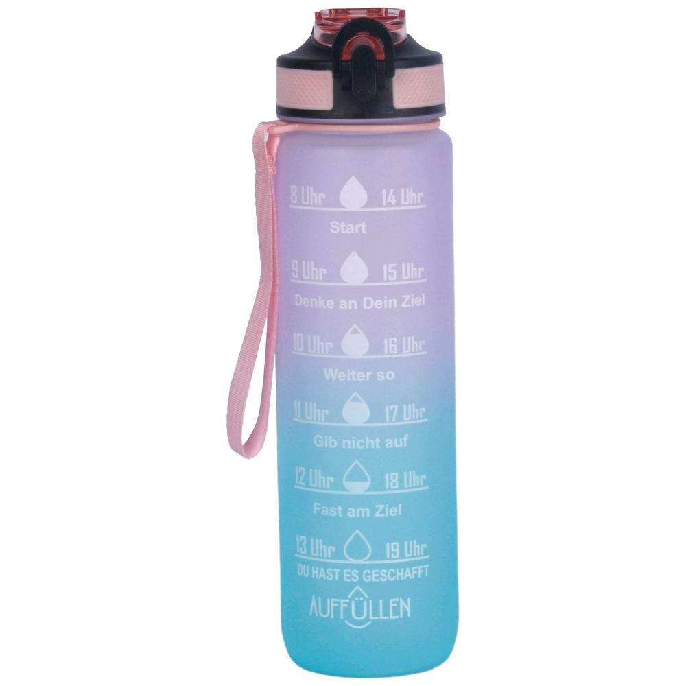 Habitat QD Trinkflasche Quad – 1 Liter, Türkis, Robust & Stylisch Für Unterwegs