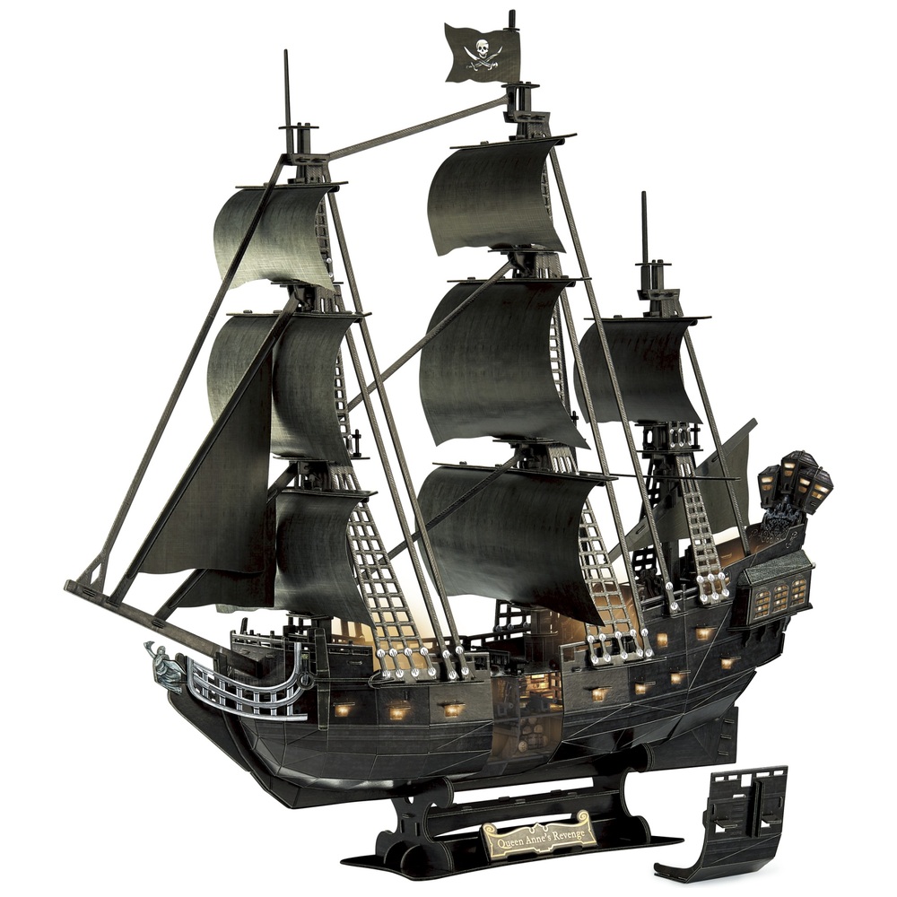Queen Anne's Revenge 3D Puzzle with Lights | Smyths Toys UK