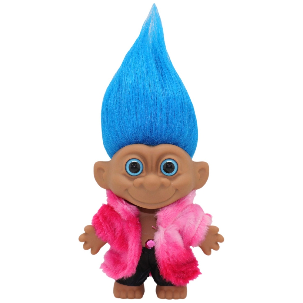 Trolls Good Luck Trolls 65th Anniversary 10cm Doll Rockstar Troll ...