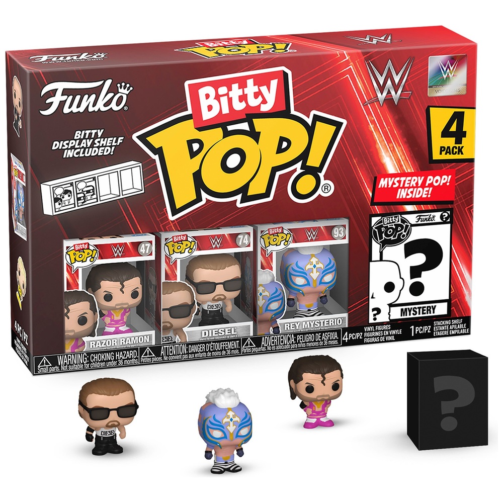 Funko Bitty POP! Figuren WWE Razor Ramon 4er Set | Smyths Toys Deutschland