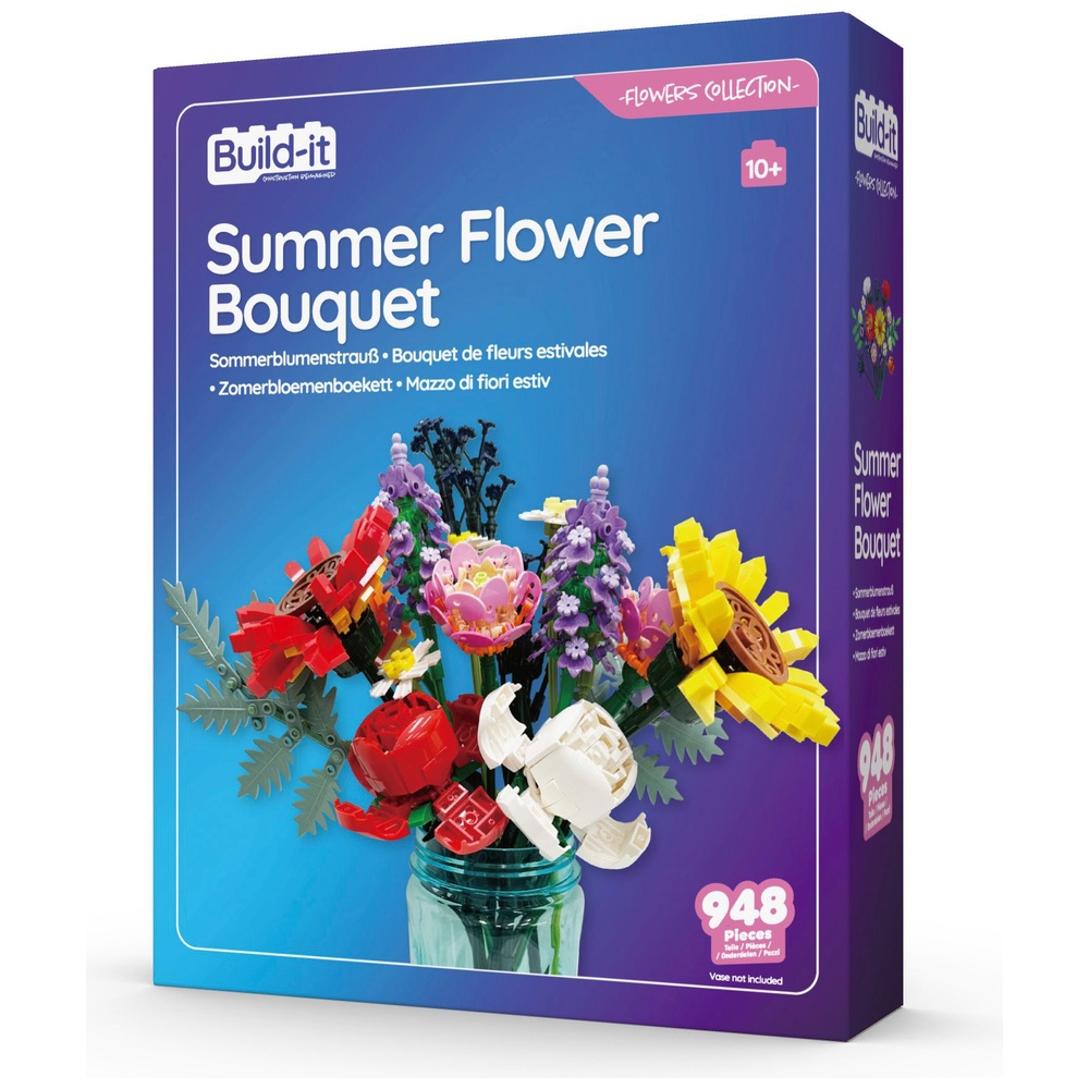 Build-It Summer Flower Bouquet Set | Smyths Toys UK