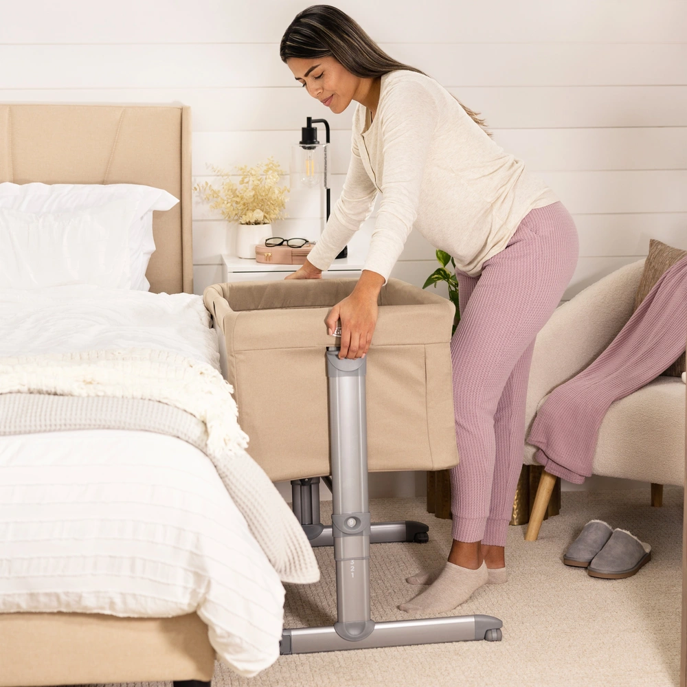 Support Mobile Réglable Pour Lit Bébé - Pince Ajustable Jusqu'à 8 Cm, Bras Inclinable - Compatible Avec Mobiles Et Jouets
