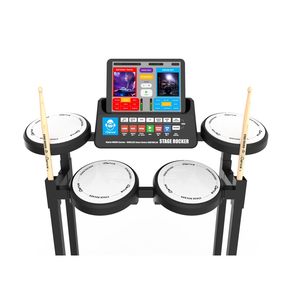 iDance Stage Rocker Drum Kit | Smyths Toys UK