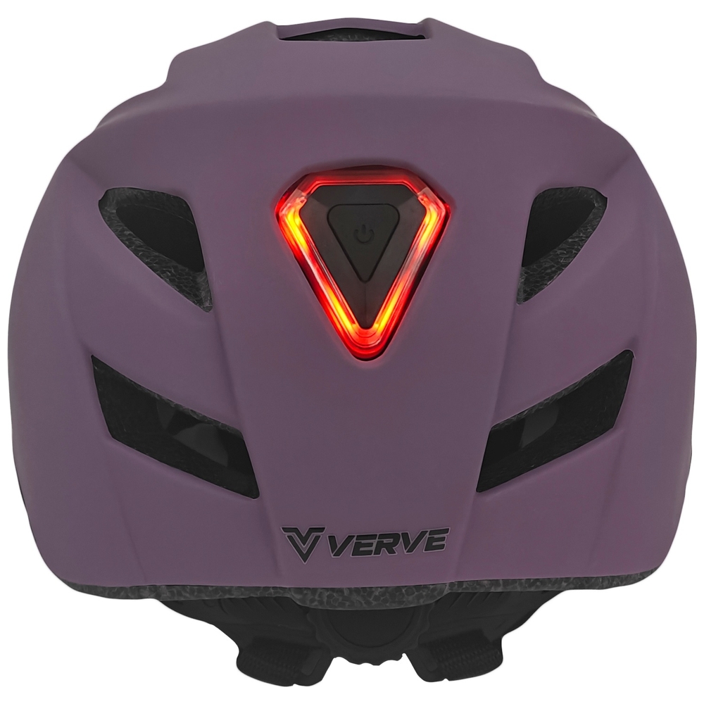 Verve Purple Bike Helmet with Light (Size 5458cm) Smyths Toys UK
