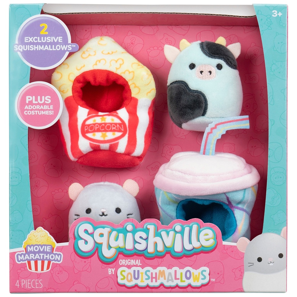 Squishmallows Squishville Film Marathon Accessoire Set | Smyths Toys ...