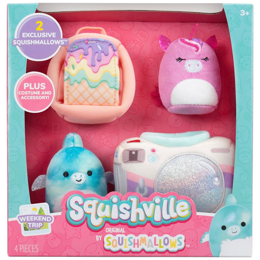 Squishmallows Squishville Wochenend-Ausflug Set | Smyths Toys Schweiz