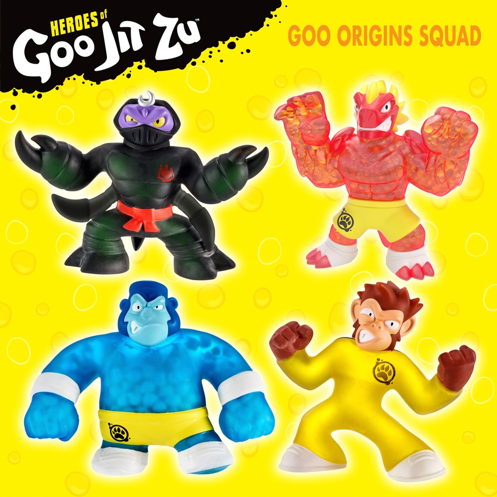 Heroes of Goo Jit Zu Origins Squad Figure Pack | Smyths Toys UK