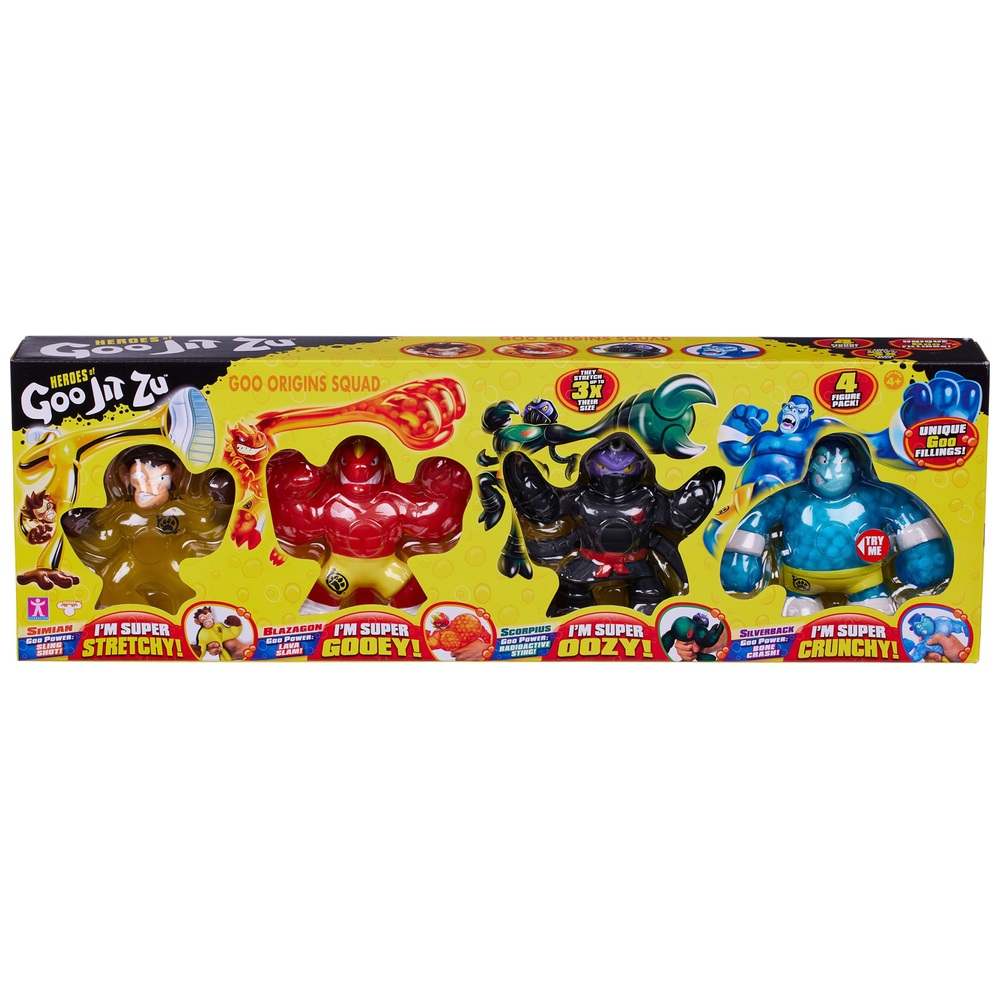 Heroes of Goo Jit Zu Origins Squad Figure Pack | Smyths Toys UK