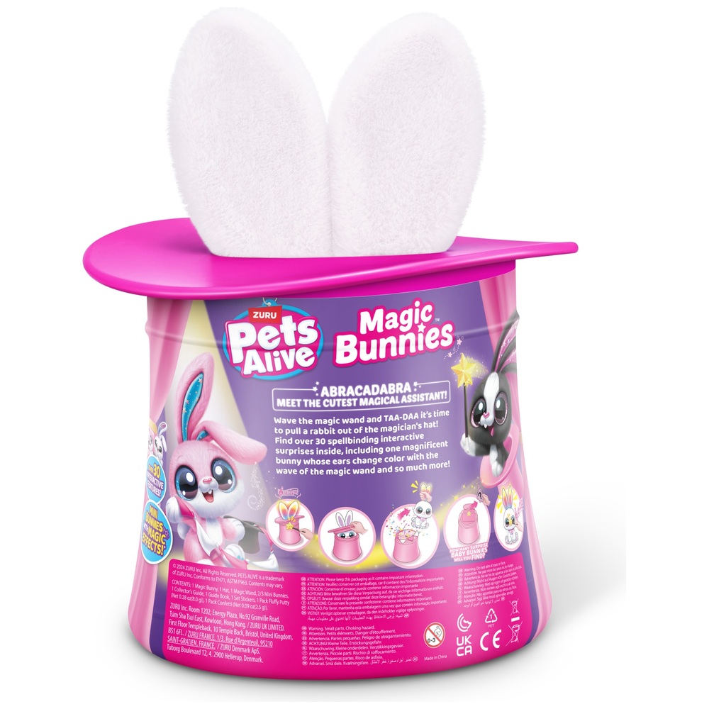 Pets Alive Magic Bunnies (Pearl) by ZURU | Smyths Toys UK