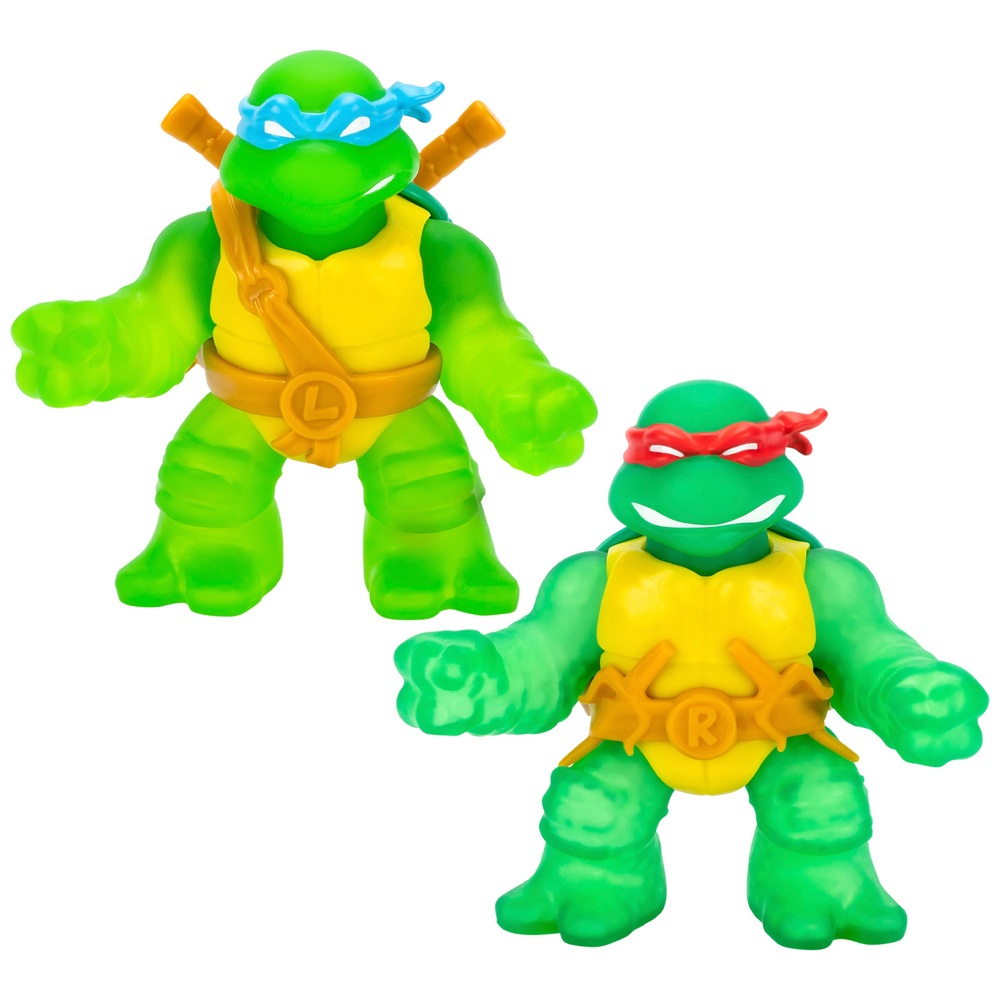 Heroes of Goo Jit Zu Teenage Mutant Ninja Turtles Raphael & Leonardo 2 ...