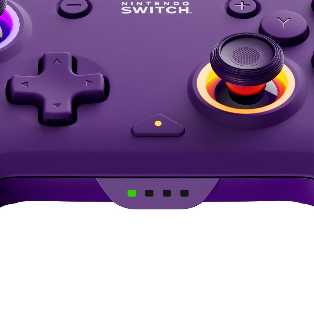 PDP Gaming Nintendo Switch Afterglow Wave Wireless Controller - Purple ...